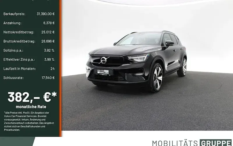 Gebraucht Volvo EX40 Plus 175 kW (238 PS) 2023 Schwarz SUV