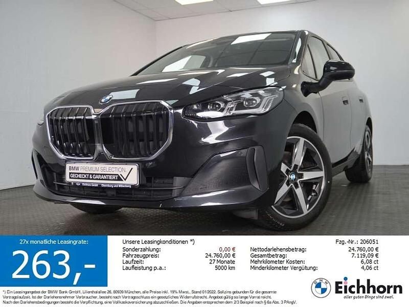 Schwarz Gebraucht 2024 BMW 216 Active Tourer Luxury Line Van / Kleinbus | 24.380 € (Fairer Preis) - Bild 1/3