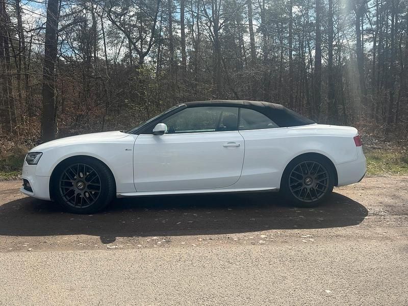 Gebraucht Audi A5 Cabriolet S-Line 177 PS (130 kW) 2014 Weiß Cabrio
