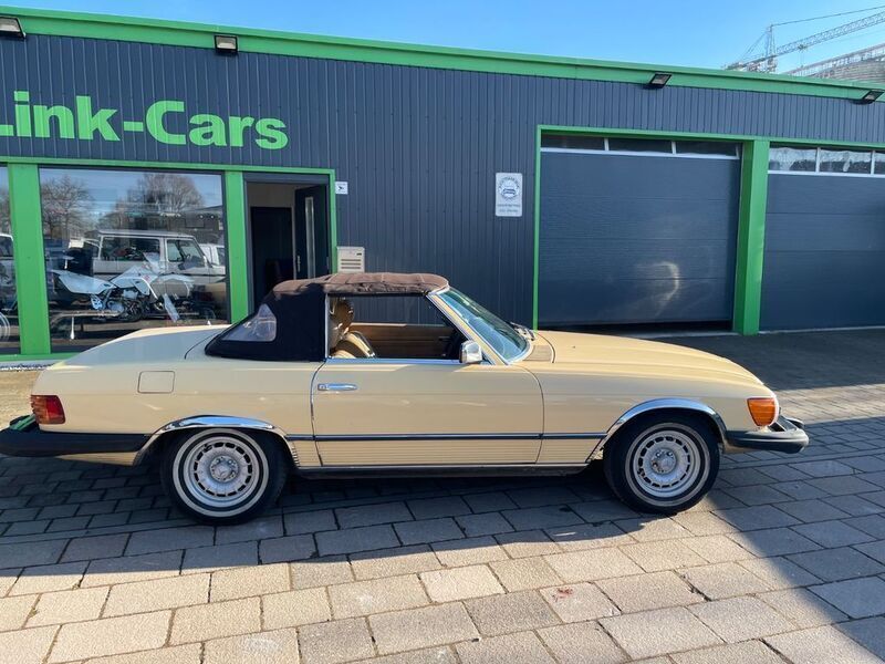 Gelb Gebraucht 1980 Mercedes SL450 Cabrio | 11.999 € - Bild 1/4
