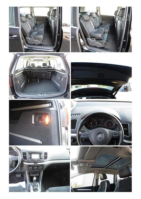 Gebraucht VW Sharan 177 PS (130 kW) 2013 Schwarz Van / Kleinbus