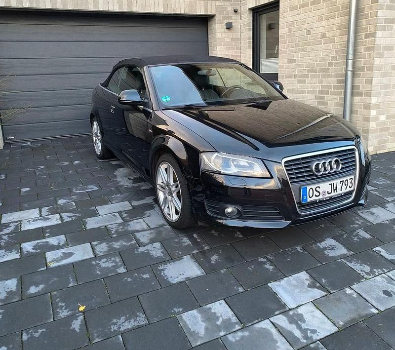 Schwarz Gebraucht 2008 Audi A3 Cabriolet S-Line Cabrio | 5.500 € (Guter Preis) - Bild 1/4
