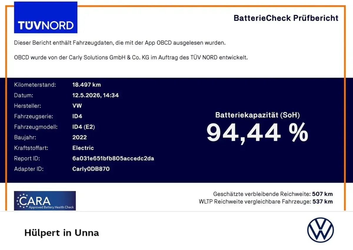 Occasion VW ID.4 Pro Performance 150 kW (204 ch) 2022 Argent SUV