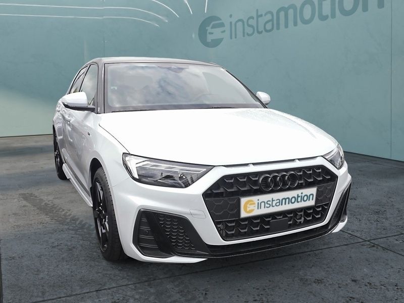 Weiß Gebraucht 2024 Audi A1 Sportback S-Line Kleinwagen | 29.740 € (Teuer) - Bild 1/4