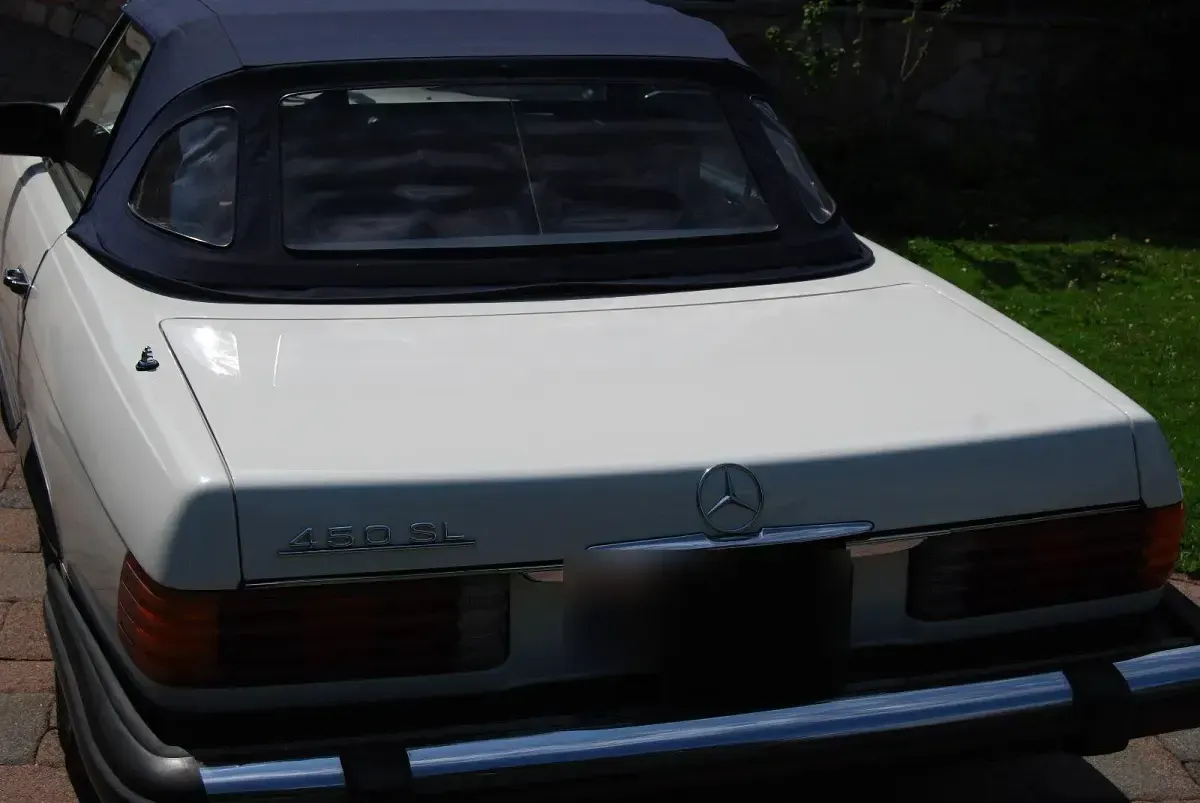 Gebraucht Mercedes SL450 225 PS (165 kW) 1978 Weiß Cabrio