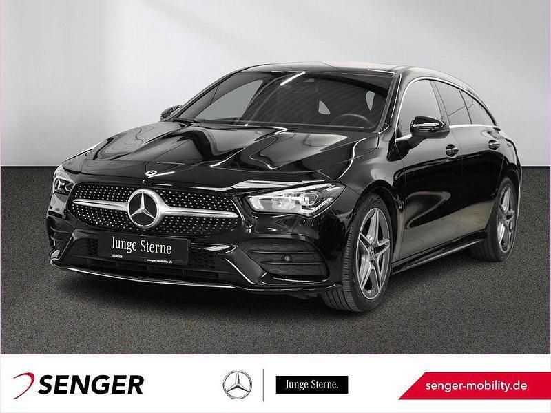 Schwarz Gebraucht 2022 Mercedes CLA180 Shooting Brake AMG line Kombi | 27.990 € (Fairer Preis) - Bild 1/3