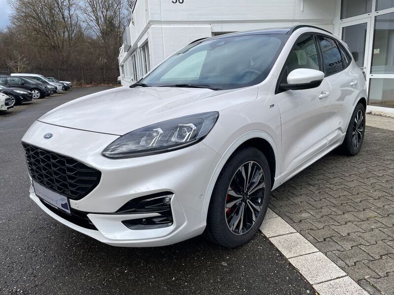 White platinum Gebraucht 2021 Ford Kuga ST-Line X SUV | 21.950 € (Fairer Preis) - Bild 1/4