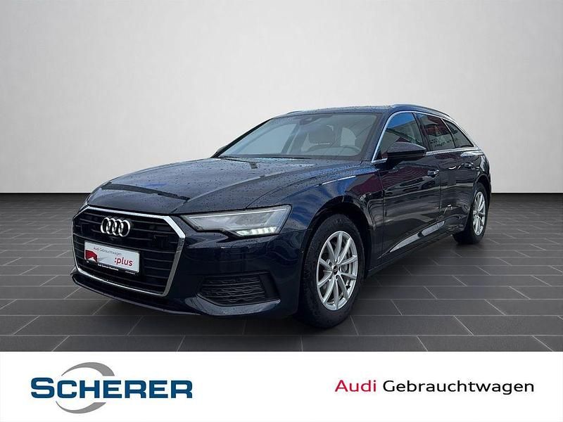 Firmamentblau metallic (metallic) Gebraucht 2022 Audi A6 Ambiente Kombi | 32.900 € (Guter Preis) - Bild 1/4