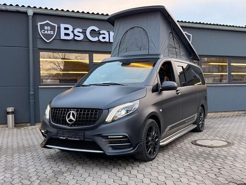 Schwarz Gebraucht 2020 Mercedes V250 Marco Polo Van / Kleinbus | 54.900 € (Teuer) - Bild 1/4