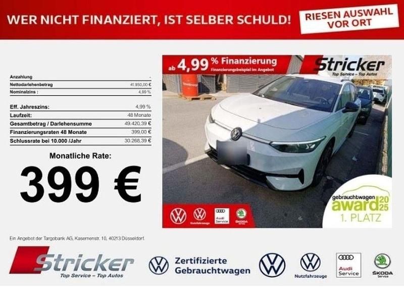 Gebraucht VW ID.7 Pro 210 kW (286 PS) 2024 Gletscherweiß metallic (metallic) Kombi