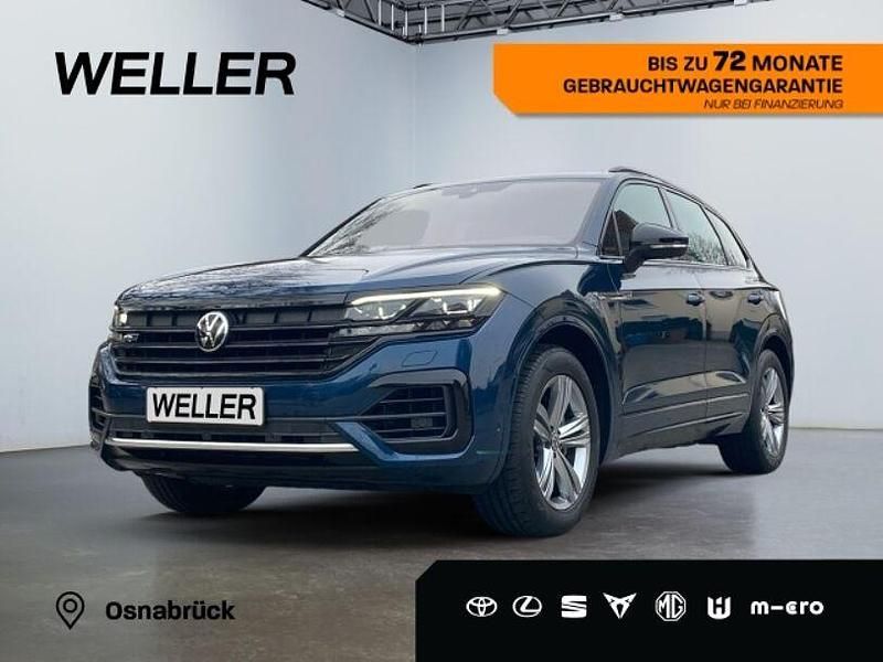 Blau Gebraucht 2020 VW Touareg R-line SUV | 45.990 € (Superpreis) - Bild 1/3