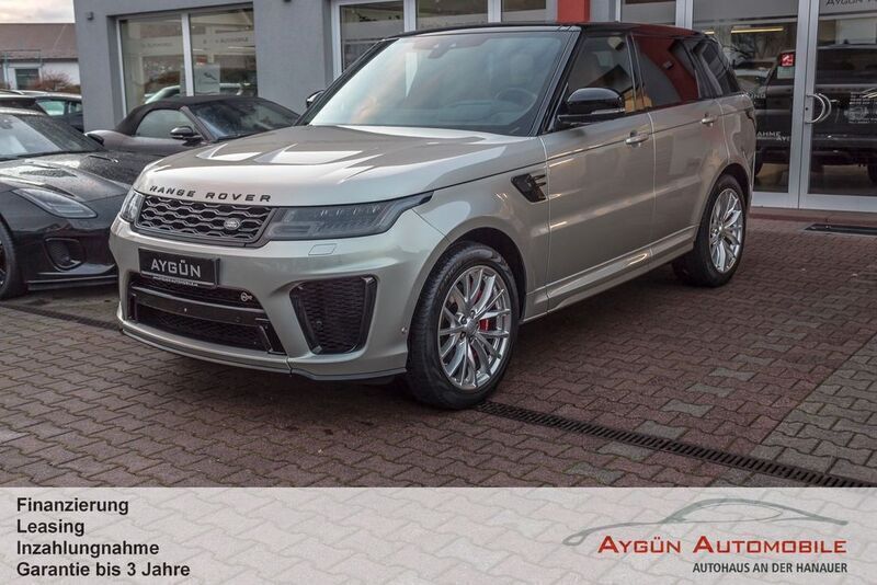 Gelb Gebraucht 2018 Land Rover Range Rover Sport SVR SUV | 64.995 € (Etwas zu teuer) - Bild 1/4