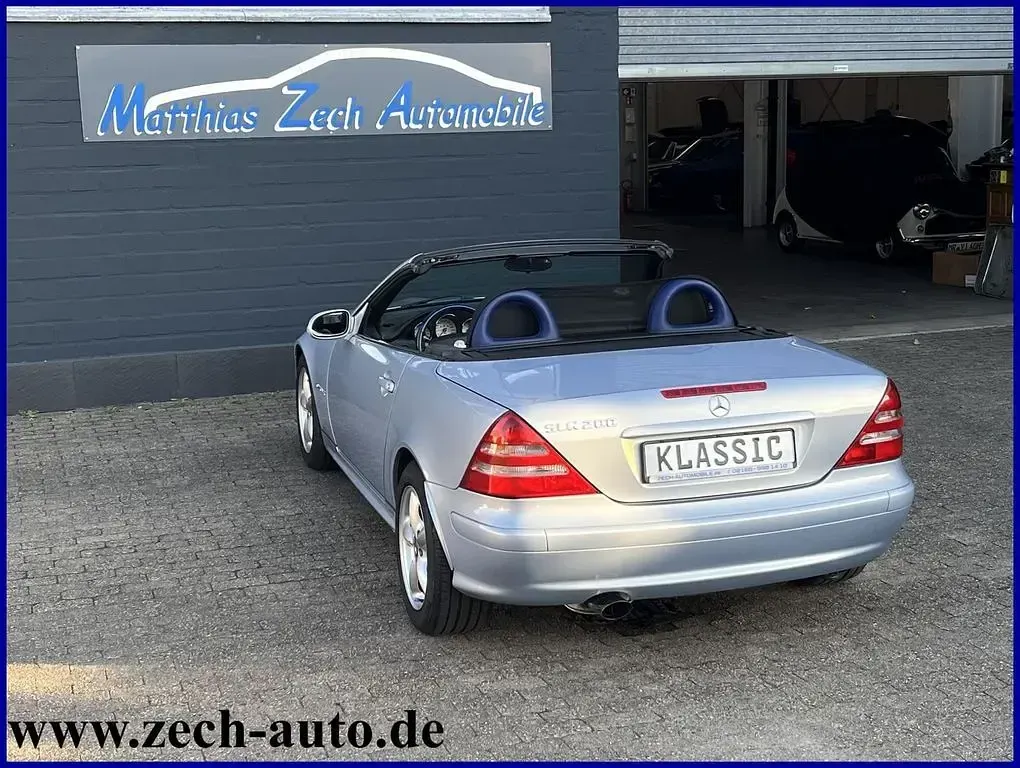 Gebraucht Mercedes SLK200 163 PS (119 kW) 2002 Blau Cabrio