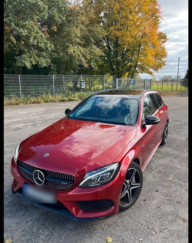 Rot Gebraucht 2016 Mercedes C43 AMG AMG Kombi | 20.990 € (Superpreis) - Bild 1/4