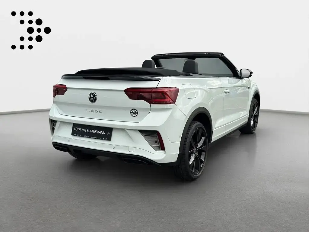 Gebraucht VW T-Roc Cabriolet R-line 150 PS (110 kW) 2022 Weiß Cabrio