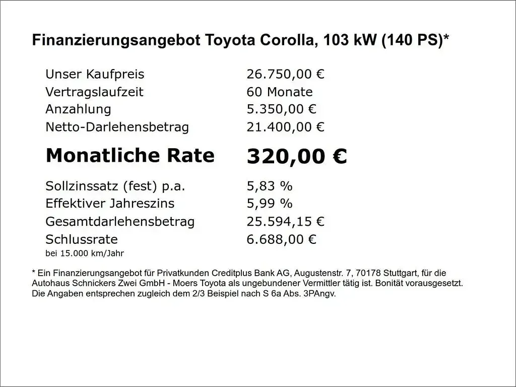 Gebraucht Toyota Corolla Basis 140 PS (102 kW) 2025 Mysticschwarz mica Kombi