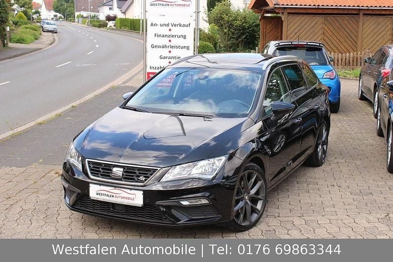 Schwarz Gebraucht 2019 Seat Leon ST FR Kombi | 15.590 € (Guter Preis) - Bild 1/4