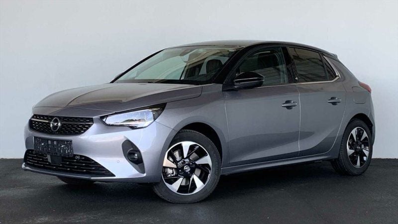 Grau / quarzsilber zweifarbig / metallic Gebraucht 2021 Opel Corsa-e Elegance Kleinwagen | 22.950 € (Teuer) - Bild 1/4