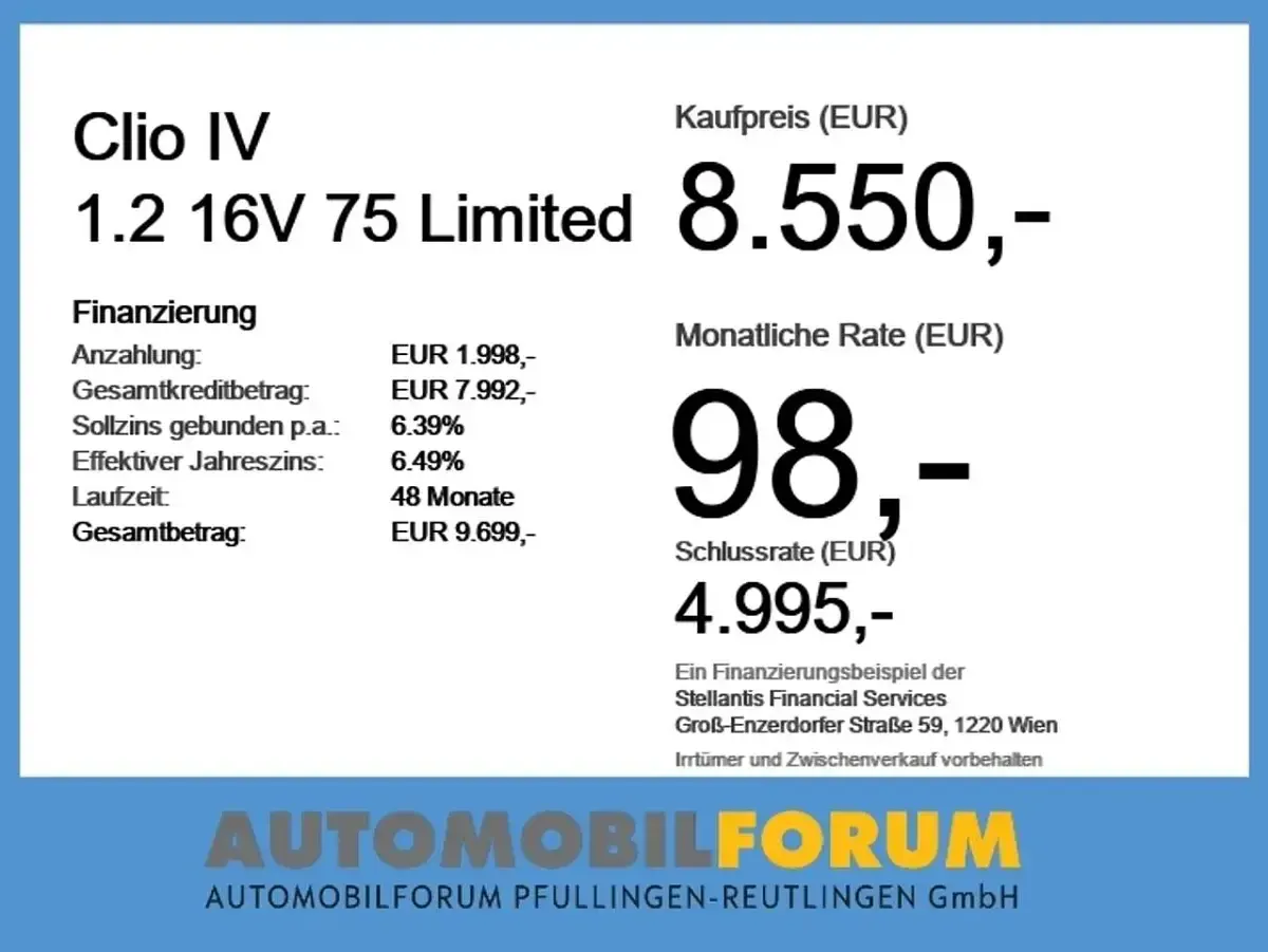 Gebraucht Renault Clio IV LIMITED 73 PS (53 kW) 2018 Gletscherweiss Limousine