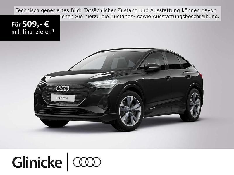Schwarz Gebraucht 2023 Audi Q4 e-tron Basis SUV | 42.880 € (Teuer) - Bild 1/3