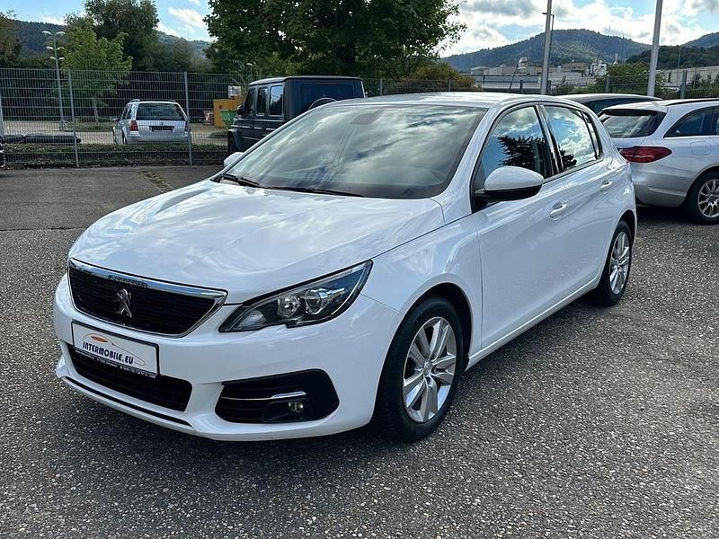 Lack weiss banquise/deckende l Gebraucht 2021 Peugeot 308 Limousine | 10.710 € (Fairer Preis) - Bild 1/4