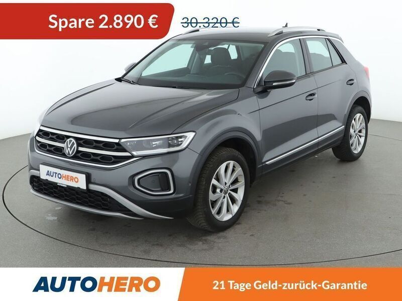 Grau Gebraucht 2023 VW T-Roc Style SUV | 27.430 € (Guter Preis) - Bild 1/3