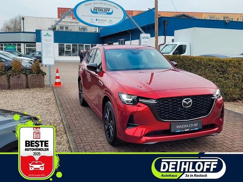 Rot Gebraucht 2025 Mazda CX-60 Homura-Line SUV | 53.990 € (Etwas zu teuer) - Bild 1/4