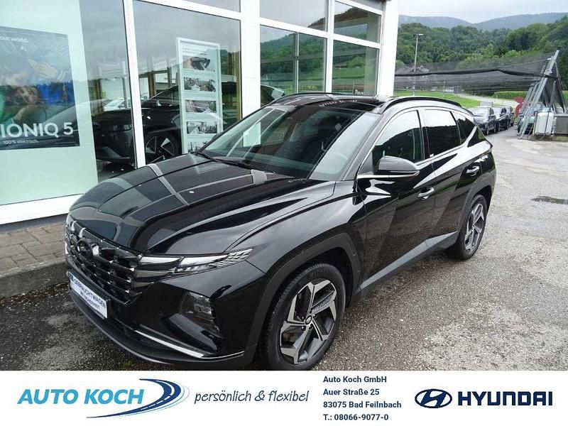 Phantom black / mic) (schwarz Gebraucht 2021 Hyundai Tucson Prime SUV | 27.990 € (Etwas zu teuer) - Bild 1/4