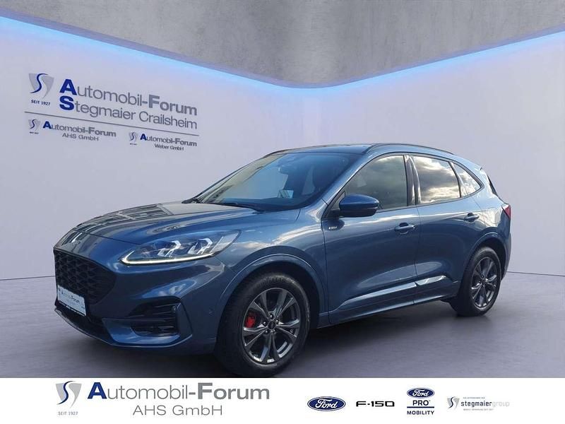 Chromablau metallic Gebraucht 2024 Ford Kuga ST-Line X SUV | 26.880 € (Fairer Preis) - Bild 1/4