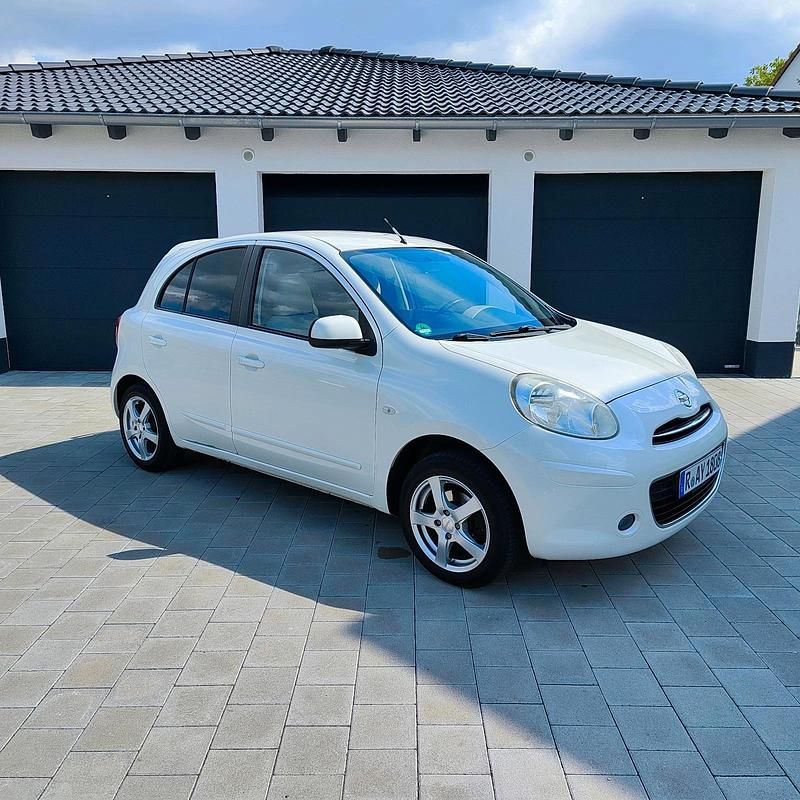 Weiß Gebraucht 2012 Nissan Micra Kleinwagen | 2.300 € (Guter Preis) - Bild 1/4