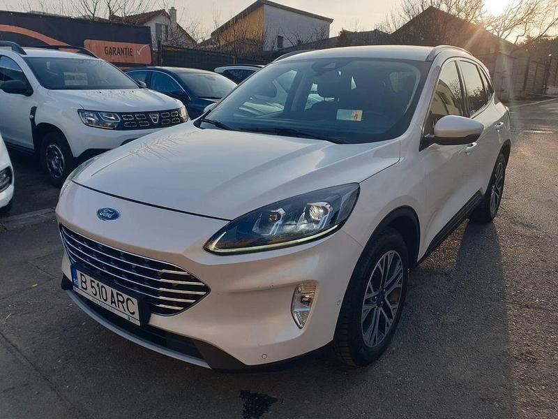 Weiß Gebraucht 2021 Ford Kuga Titanium SUV | 19.992 € (Guter Preis) - Bild 1/4