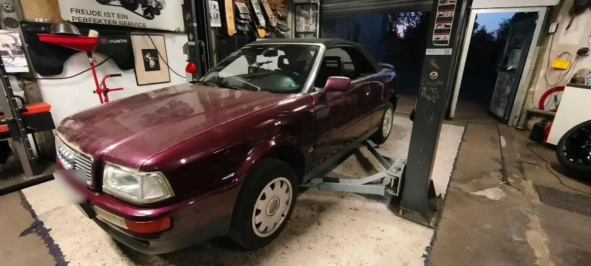 Gebraucht Audi 80 116 PS (85 kW) 1995 Rot Cabrio