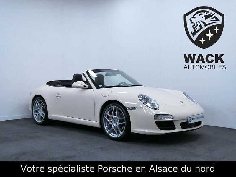 Weiß Gebraucht 2008 Porsche 911 Carrera S Cabriolet Cabrio | 69.900 € (Teuer) - Bild 1/4