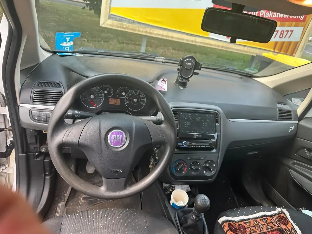Gebraucht Fiat Punto 2008 Weiß Kleinwagen