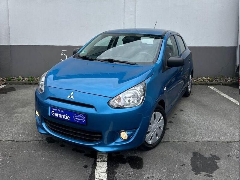 Blau Gebraucht 2014 Mitsubishi Space Star Kleinwagen | 5.190 € (Fairer Preis) - Bild 1/4