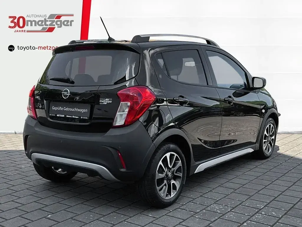 Gebraucht Opel Karl Rocks 75 PS (55 kW) 2017 Onyx schwarz Kleinwagen