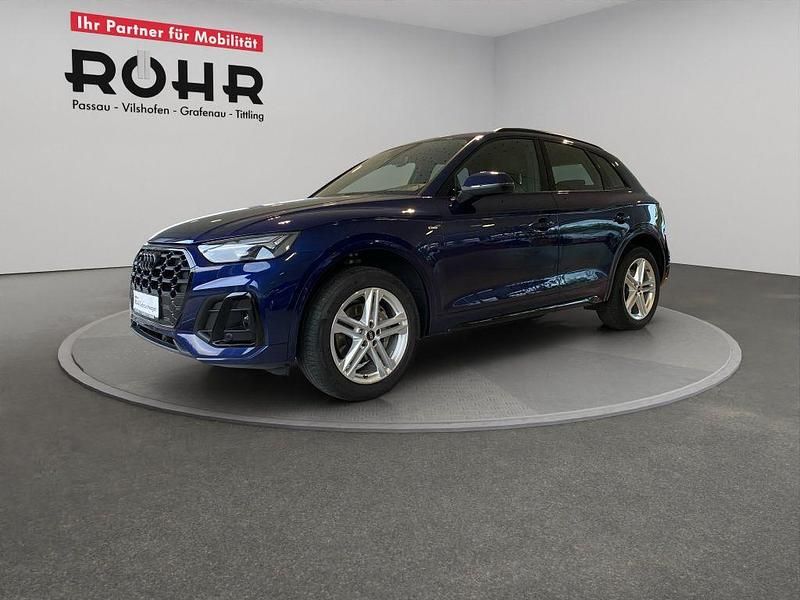 Gebraucht Audi Q5 S-Line 204 PS (150 kW) 2022 Navarrablau metallic SUV