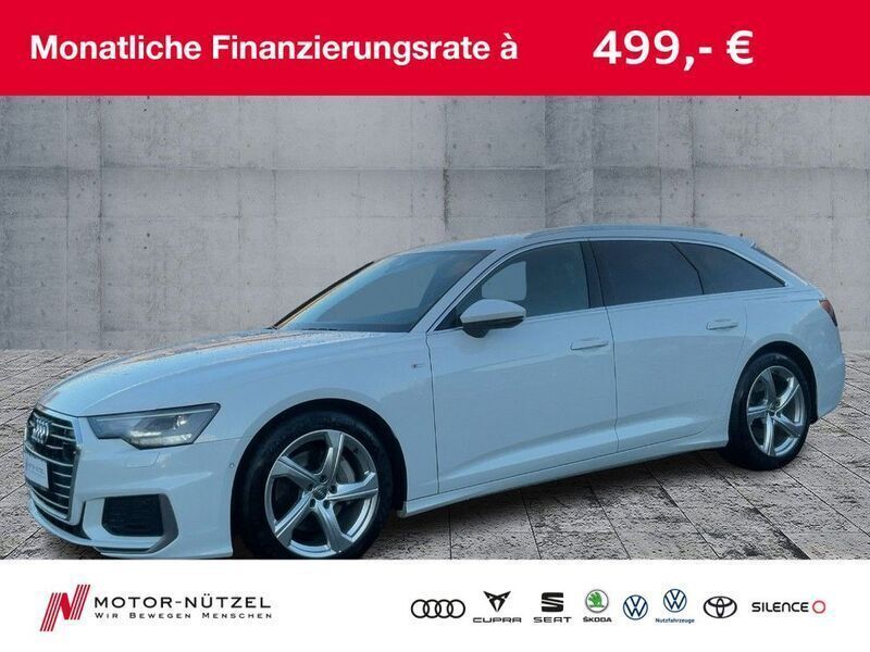 Gletscherweiß metallic Gebraucht 2020 Audi A6 Sport Kombi | 38.950 € (Fairer Preis) - Bild 1/4