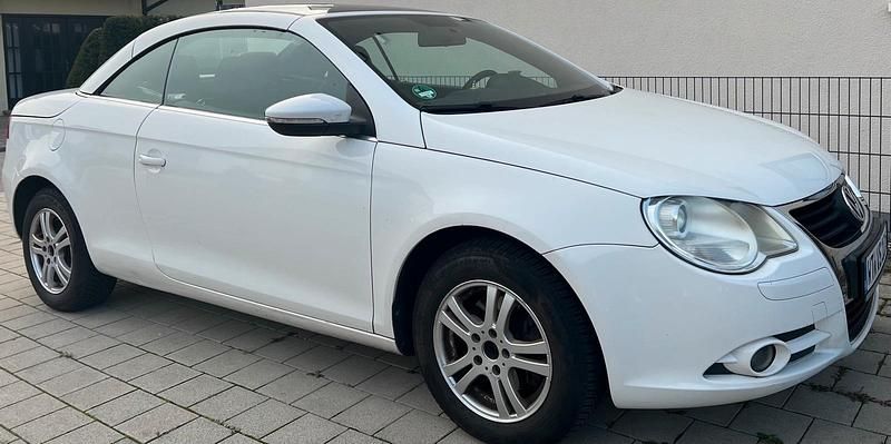 Weiß Gebraucht 2008 VW Eos Cabrio | 2.500 € (Superpreis) - Bild 1/4