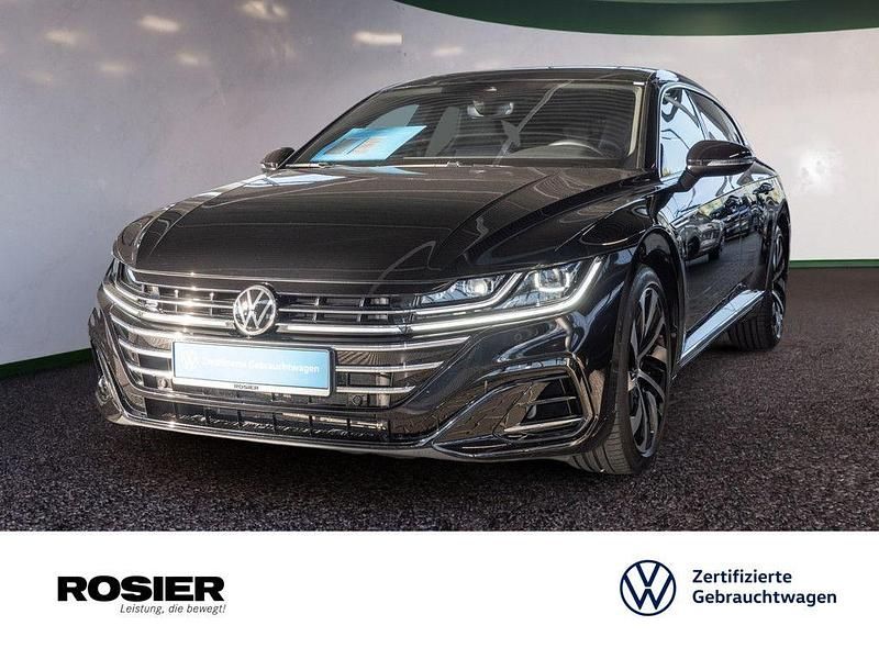 Schwarz / deep black Gebraucht 2021 VW Arteon R-line Kombi | 28.990 € (Guter Preis) - Bild 1/4