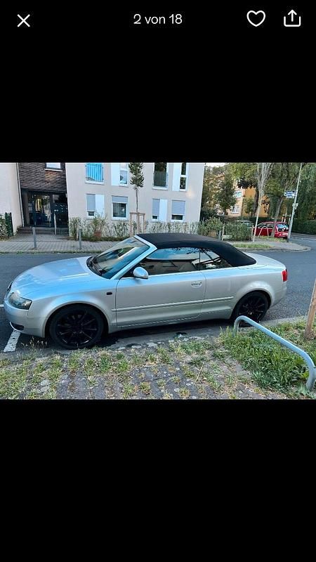 Silber Gebraucht 2003 Audi A4 Cabriolet Cabrio | 1.900 € (Fairer Preis) - Bild 1/4