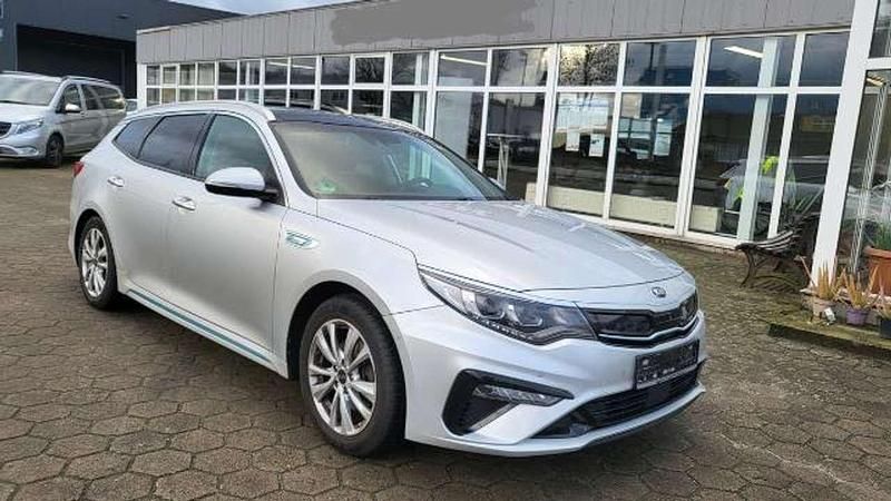 (4ss) seidensilber met. Gebraucht 2019 Kia Optima Spirit Kombi | 15.490 € - Bild 1/4