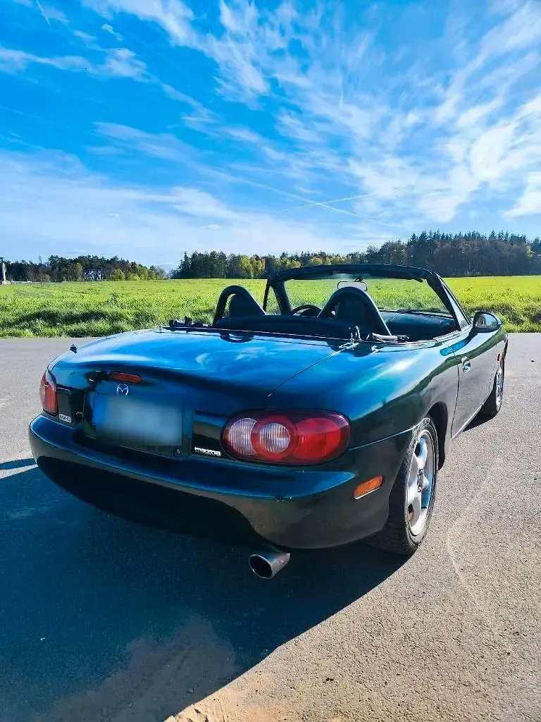 Gebraucht Mazda MX5 110 PS (80 kW) 2002 Grün Cabrio