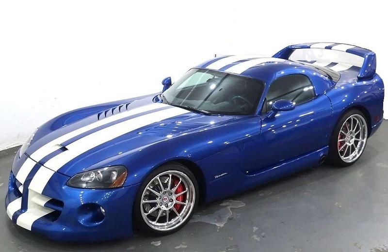 Viper blue stone white Gebraucht 2006 Dodge Viper Coupé | 89.800 € - Bild 1/4
