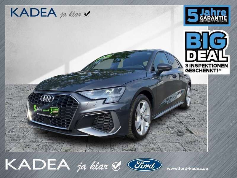Daytonagrau perleffekt Gebraucht 2024 Audi A3 Sportback S-Line Limousine | 25.480 € (Fairer Preis) - Bild 1/4
