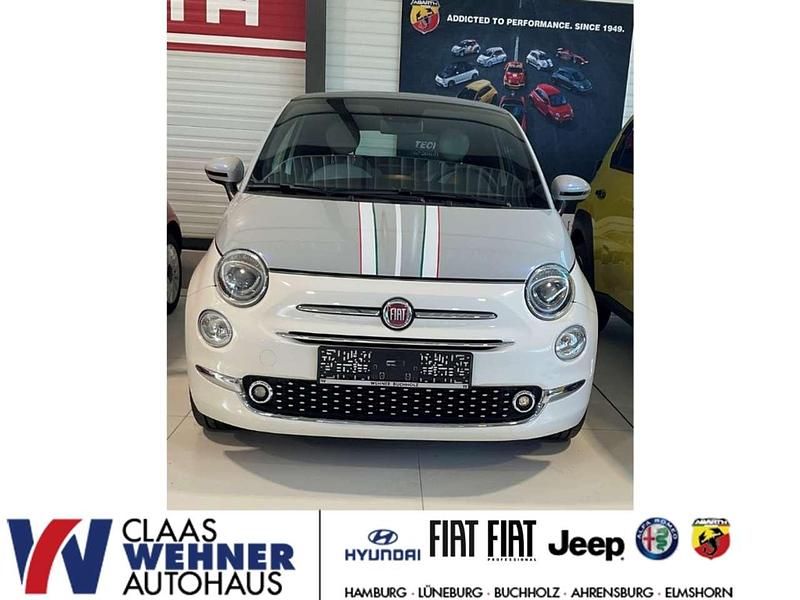 Weiss Gebraucht 2021 Fiat 500 Dolcevita Cabrio | 12.990 € (Fairer Preis) - Bild 1/4