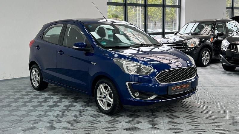 Gebraucht Ford Ka Plus Cool & Sound Edition 86 PS (63 kW) 2017 Blau Kleinwagen