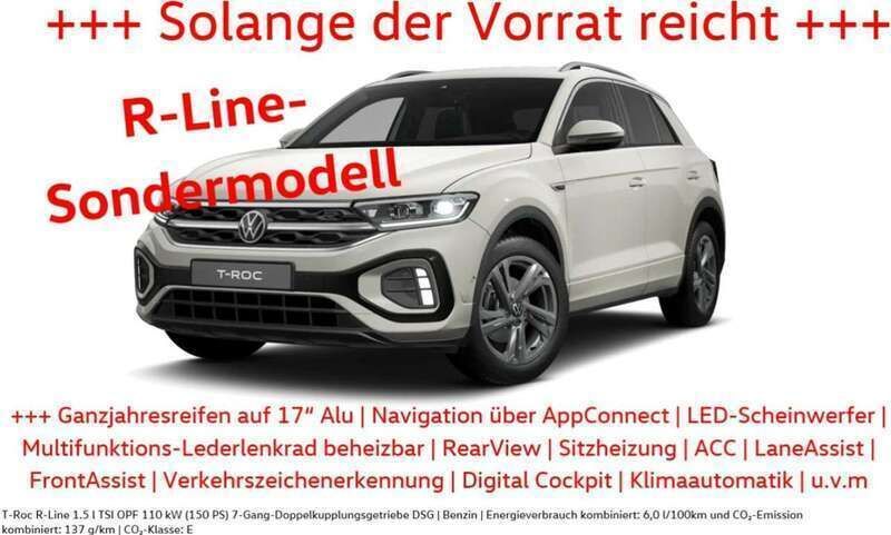 Ascotgrau Neu 2025 VW T-Roc R-line SUV | 34.969 € (Guter Preis) - Bild 1/3