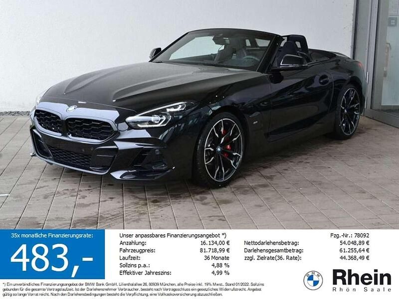 Saphirschwarz metallic Neu 2025 BMW Z4 M M Sport Cabrio | 71.232 € - Bild 1/4