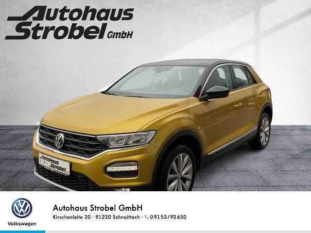 Gebraucht VW T-Roc Style 150 PS (110 kW) 2019 Gelb kurkumagelb metallic (metallic) SUV